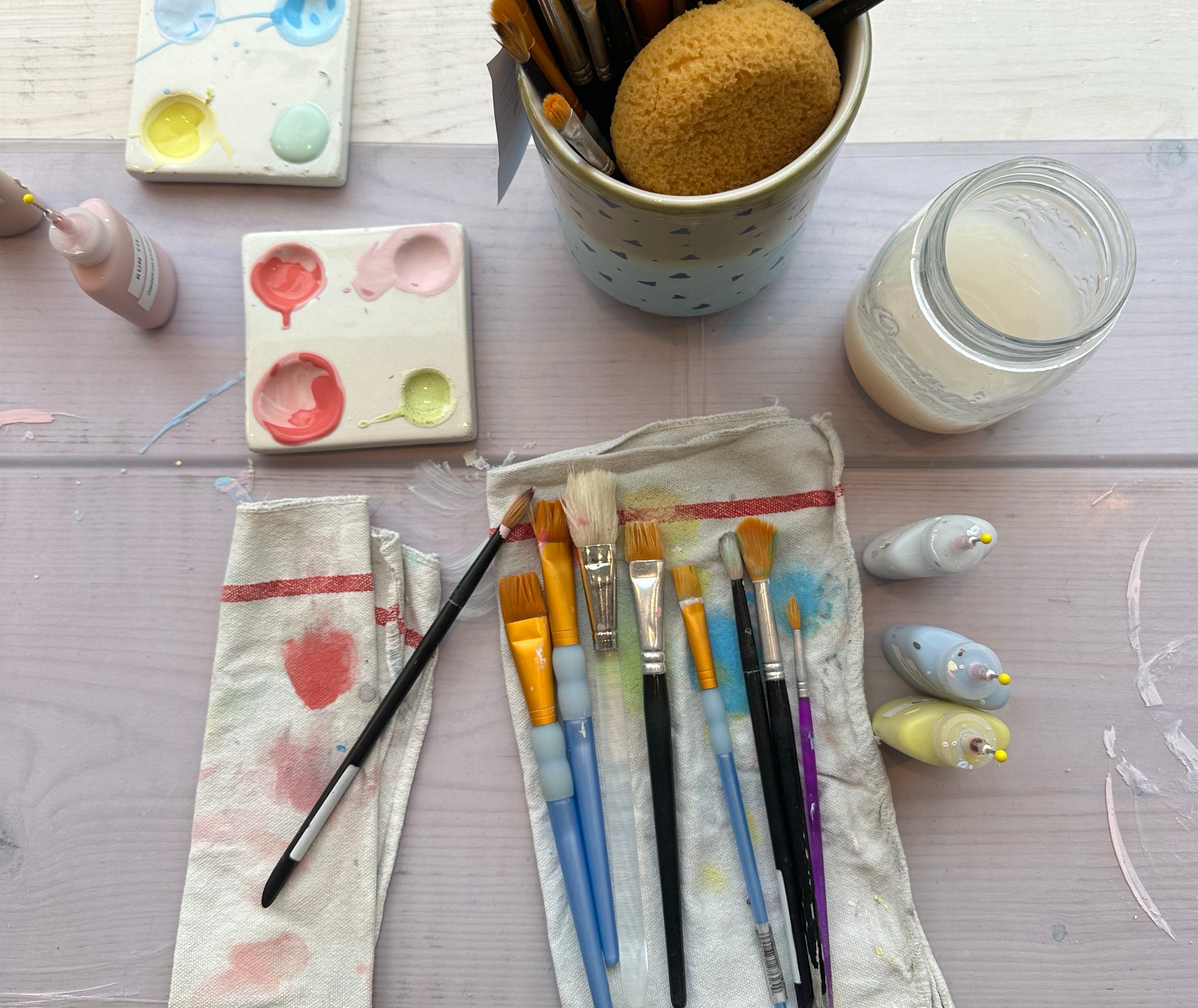 1: Choose your ceramics, paints and tools